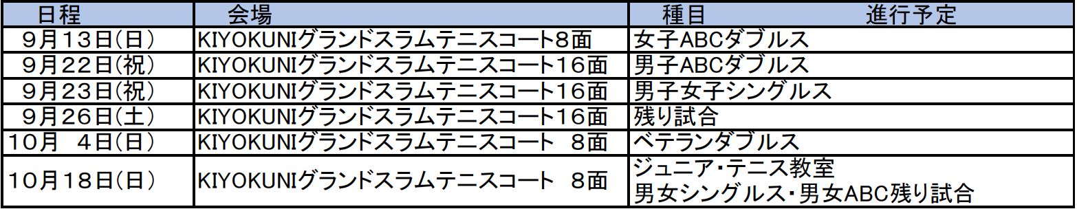 schedule